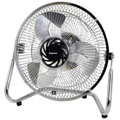 Arrowmounts Impress Im-709v 9-inch Chrome High Velocity 3-speed Floor Fan