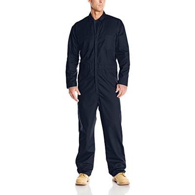 Red Kap Men's Long Sleeve Twill Action Back Coverall, Navy 50