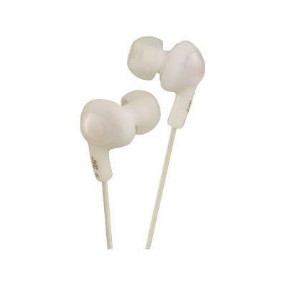JVC HAFX5W Gumy Plus Inner Ear Headphones - White