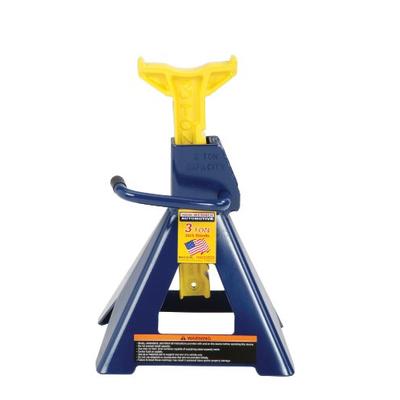 Hein-Werner HW93503 Blue/Yellow Jack Stand - 3 Ton Capacity