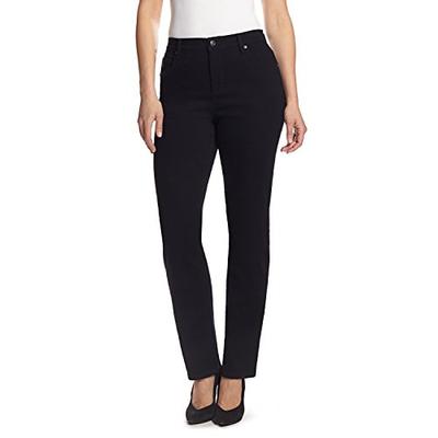 Gloria Vanderbilt Women's Amanda Classic Tapered Jean, Black 12