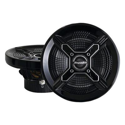 Bazooka 8" 2-Way Marine Coaxial Speakers with Poly Cones (Pair) - Black - MAC8100B