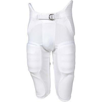 Russell Athletic Youth Integrated 7 Piece Pad Football Pant , White, Xx-Large