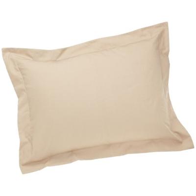 Fresh Ideas King Tailored Poplin Pillow Sham, Mocha