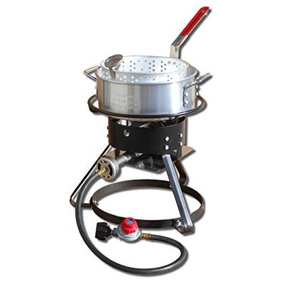 King Kooker 1217 Outdoor Cooker Set, Silver