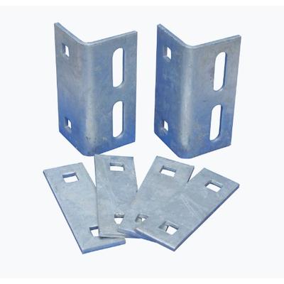 Dock Edge Howell Dock Hardware Floating Inside Joist Corner Kit with 2 Inside Joist Corner and 4 Was